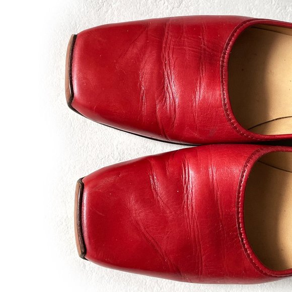 ROBERT CLERGERIE Vintage Square Toe Square Heel Mary Janes - Picture 10 of 14